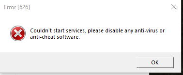 error 626