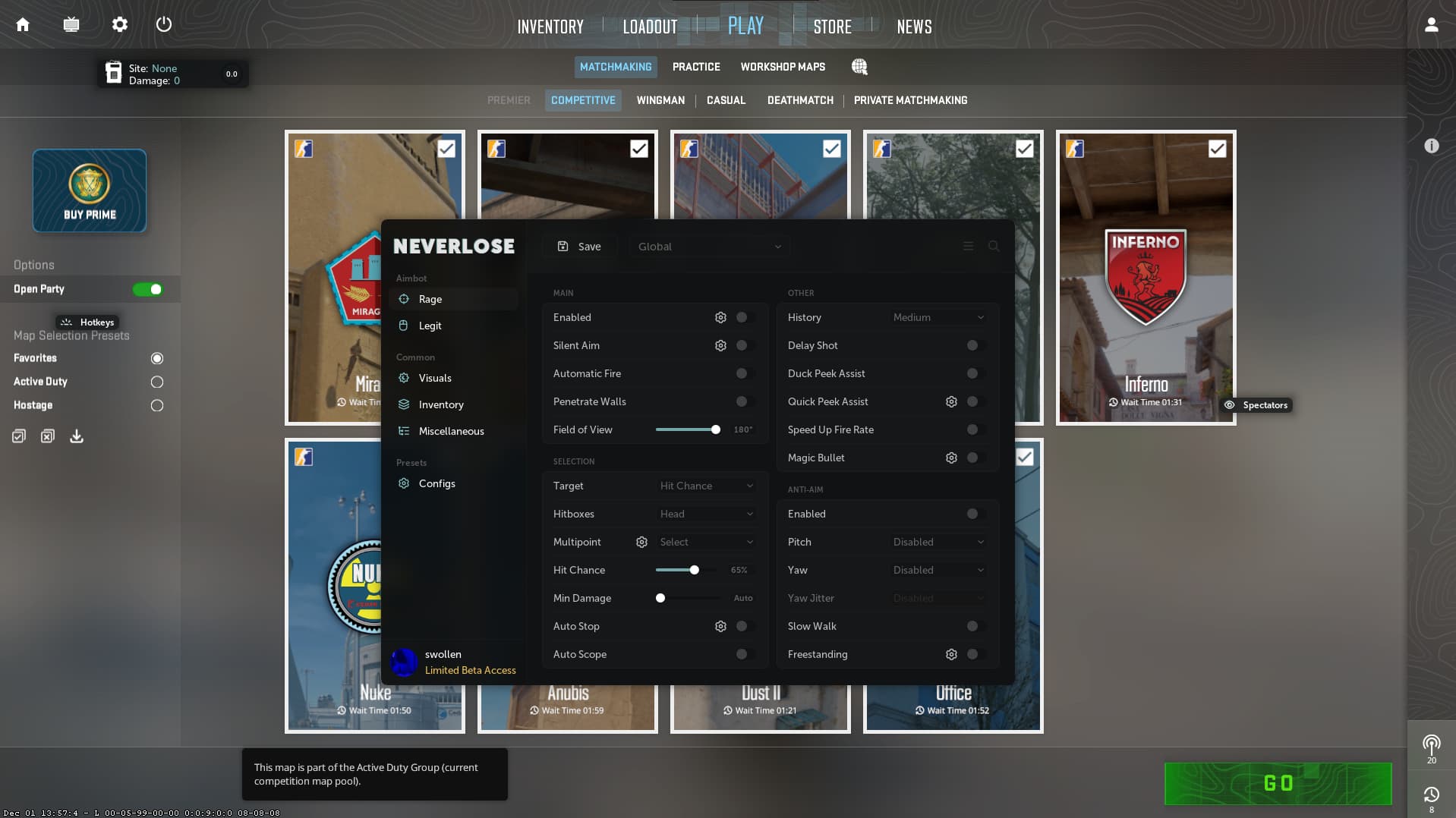 I hope to be considered in the beta - CS:GO - Neverlose.cc - Forum